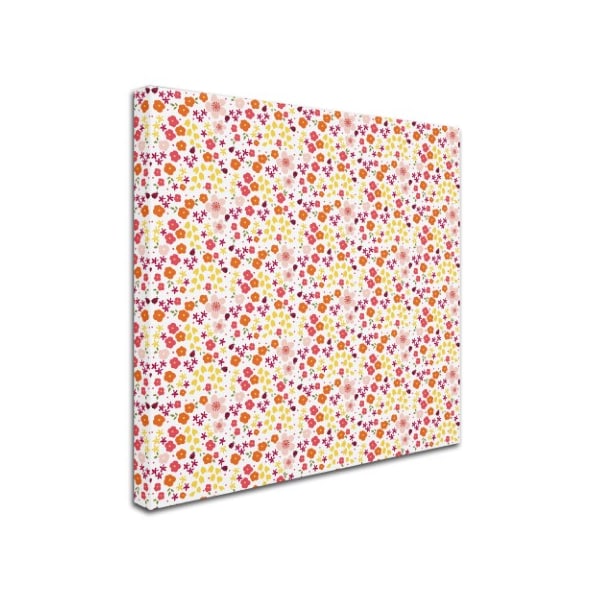 Jyotsna Warikoo 'June Blooms Mini Floral' Canvas Art,14x14